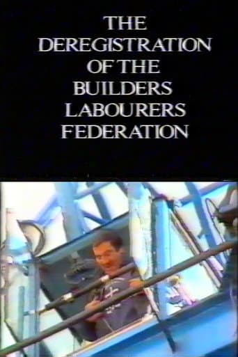 The Deregistration of the Builders Labourers Federation (1992) poster