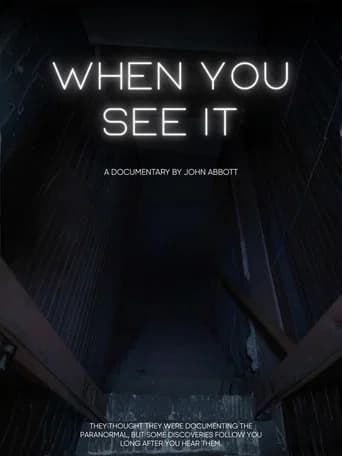 When You See It (2026) poster