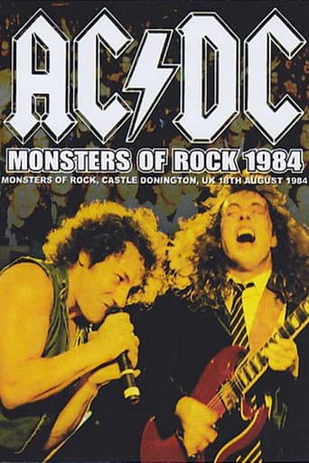 AC/DC - Monsters of Rock Tour (1984) poster