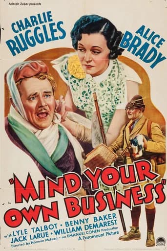 Mind Your Own Business (1936) poster