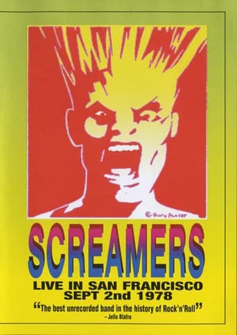 Screamers ‎– Live In San Francisco: Sept 2nd 1978 (2004) poster