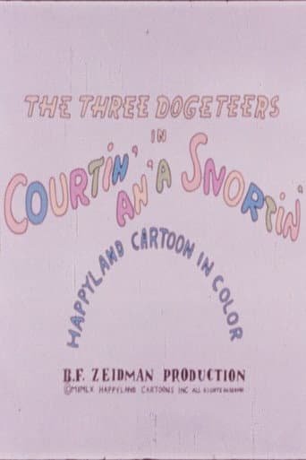 The Three Dogeteers in Courtin' an'a Snortin' (1960) poster