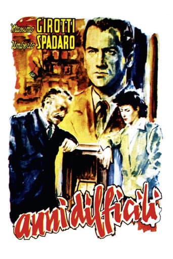 Difficult Years (1948) poster