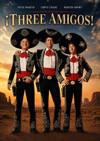 ¡Three Amigos! (1986) poster