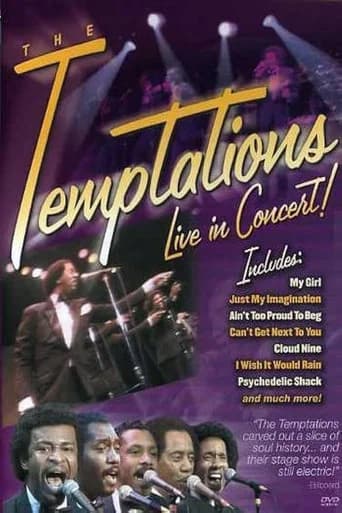 The Temptations In Concert poster