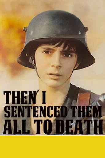 Then I Sentenced Them All to Death (1972) poster