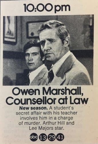 Owen Marshall: Counselor at Law (1971) poster