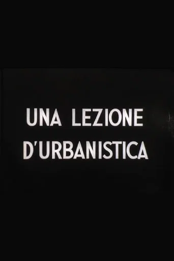 A lesson on urbanism (1954) poster