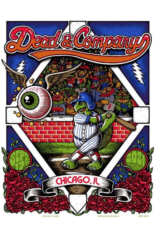 Dead & Company: 2021-09-17 Wrigley Field, Chicago, IL (2021) poster