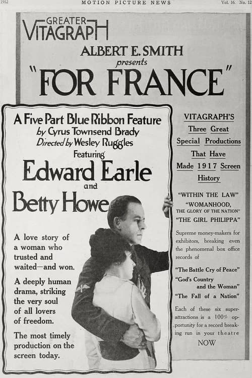 For France (1917) poster