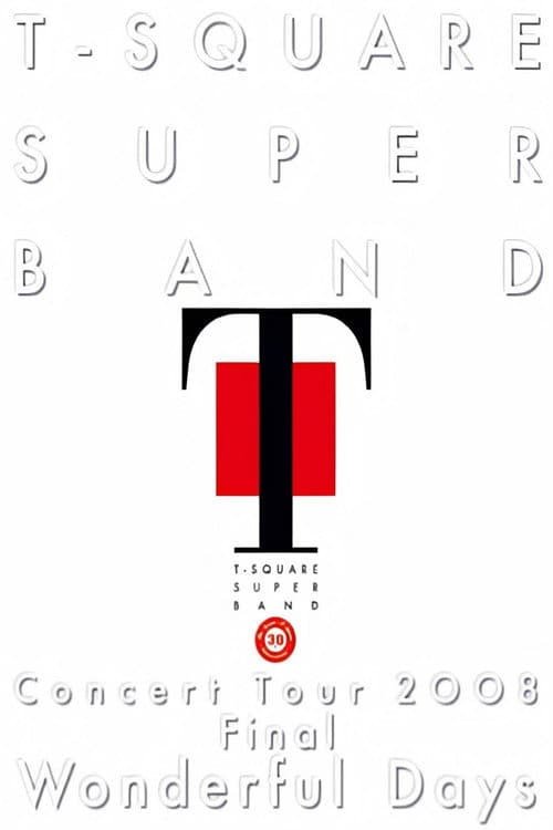 T-Square Super Band - Concert tour 2008 Final Wonderful Days poster