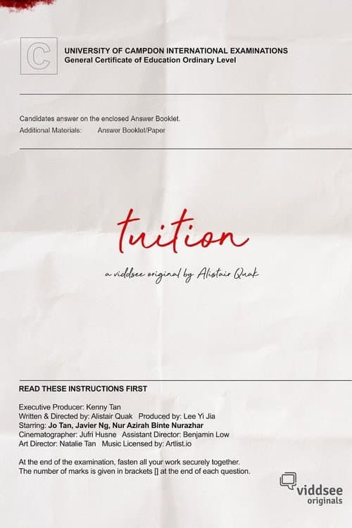 Tuition (2021) poster