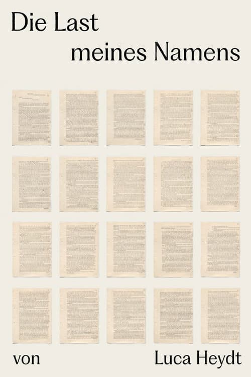 The Weight Of My Name poster