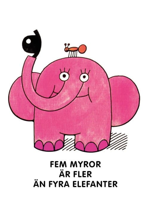 Fem myror är fler än fyra elefanter (1984) poster
