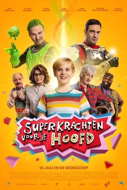 Superkrachten voor je hoofd poster