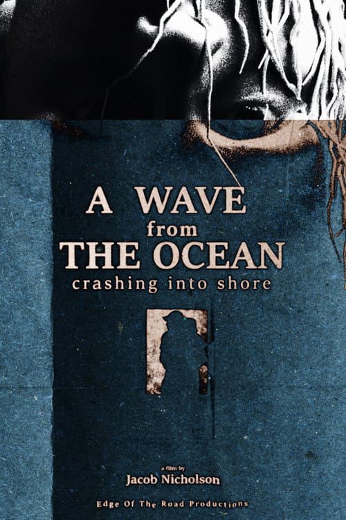 A Wave from the Ocean Crashing Into the Shore poster