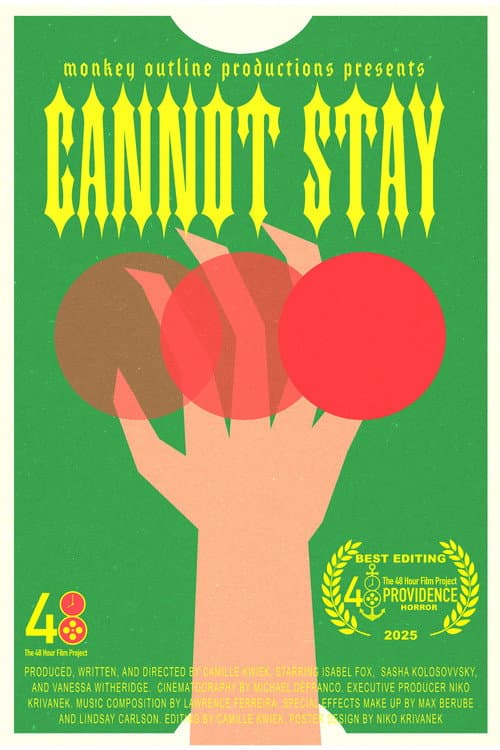 Cannot Stay (2025) poster