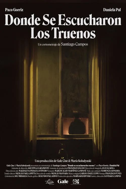 Where thunders were heard poster
