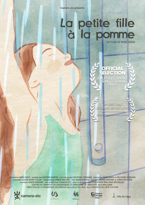 La petite fille à la pomme poster