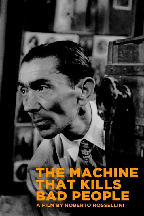 The Machine That Kills Bad People (1952) poster