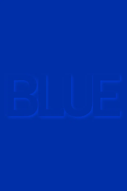 Blue poster
