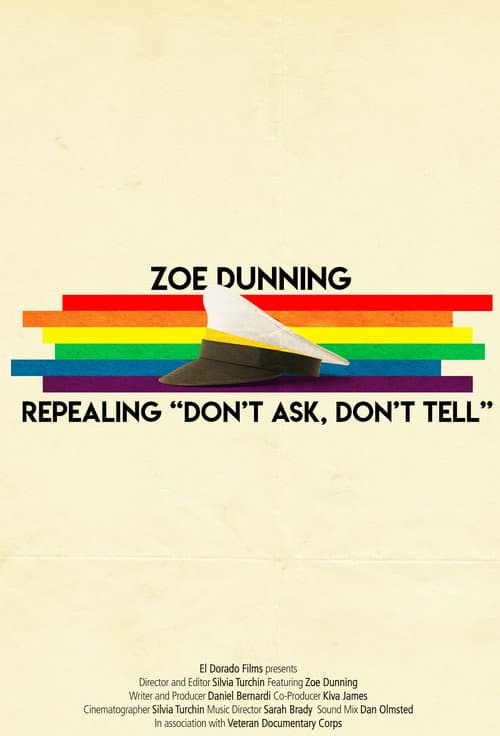 Zoe Dunning: Repealing "Don't Ask, Don't Tell" poster