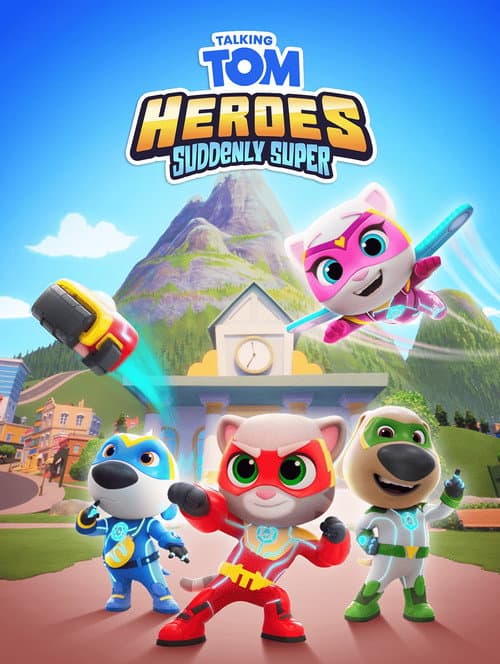 Talking Tom Heroes: Suddenly Super (2019) poster