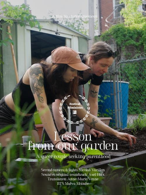 Lesson from our garden poster