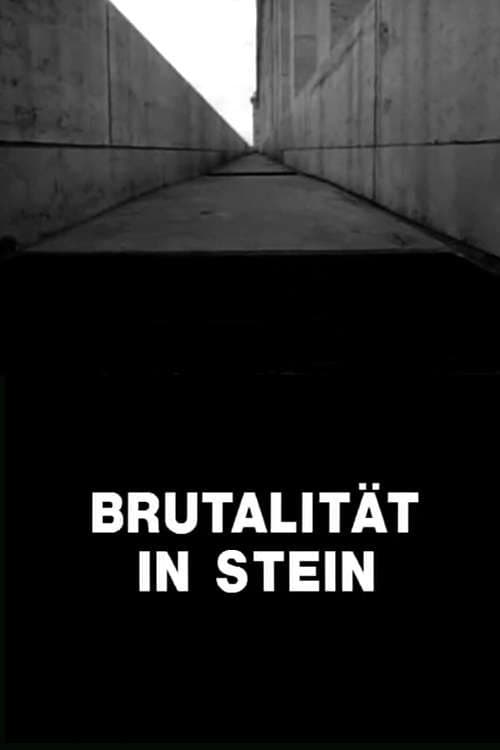 Brutality in Stone (1961) poster