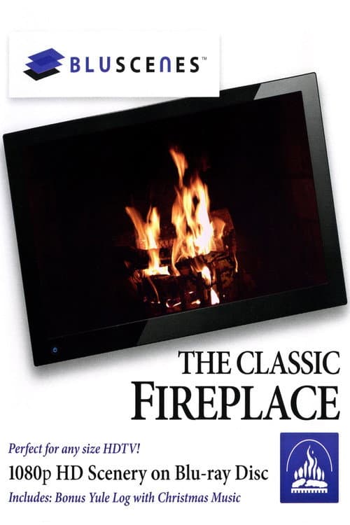 BluScenes: The Classic Fireplace poster