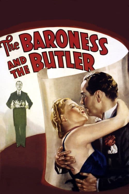 The Baroness and the Butler (1938) poster