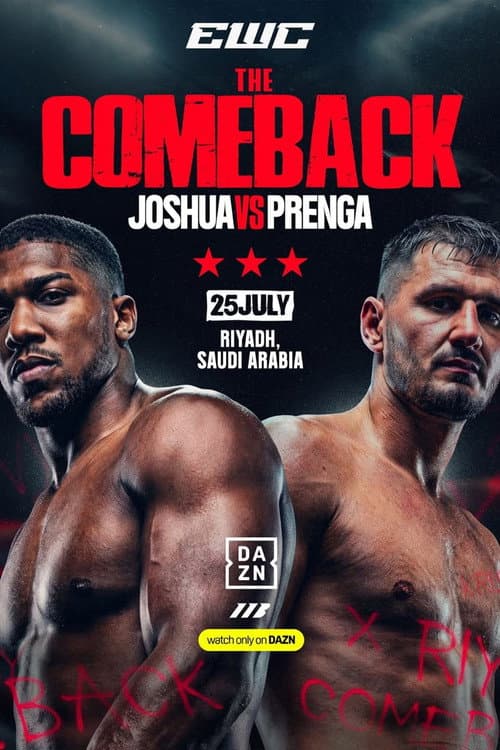 Anthony Joshua vs. Kristian Prenga (2026) poster