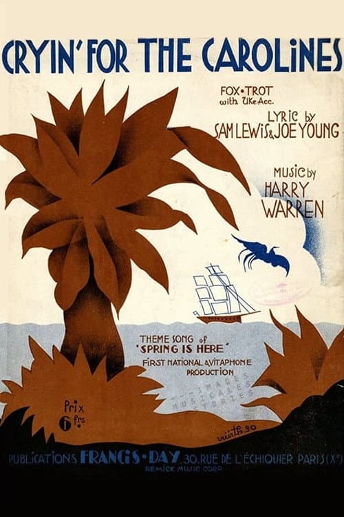 Cryin' for the Carolines (1930) poster