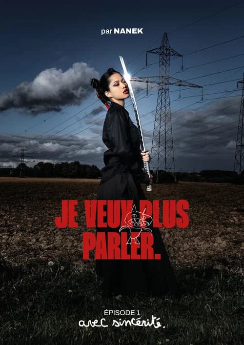 je veux plus parler. poster