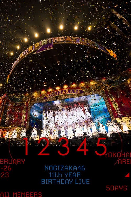 Nogizaka46「11th YEAR BIRTHDAY LIVE」 poster