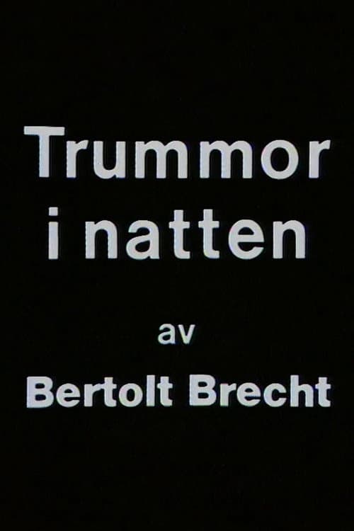 Trummor i natten poster