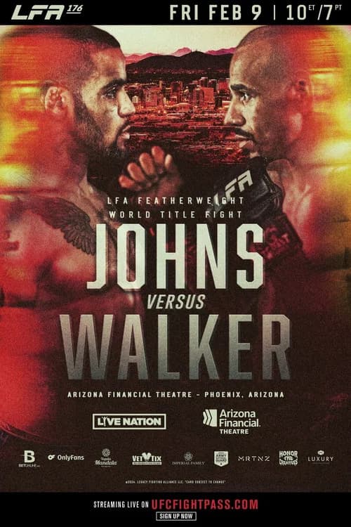 LFA 176: Johns vs. Walker poster
