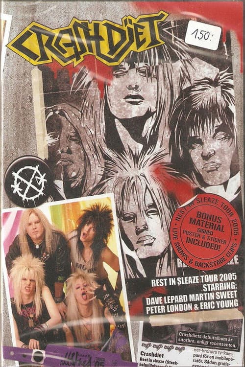 Crashdïet - Rest In Sleaze Tour 2005 poster