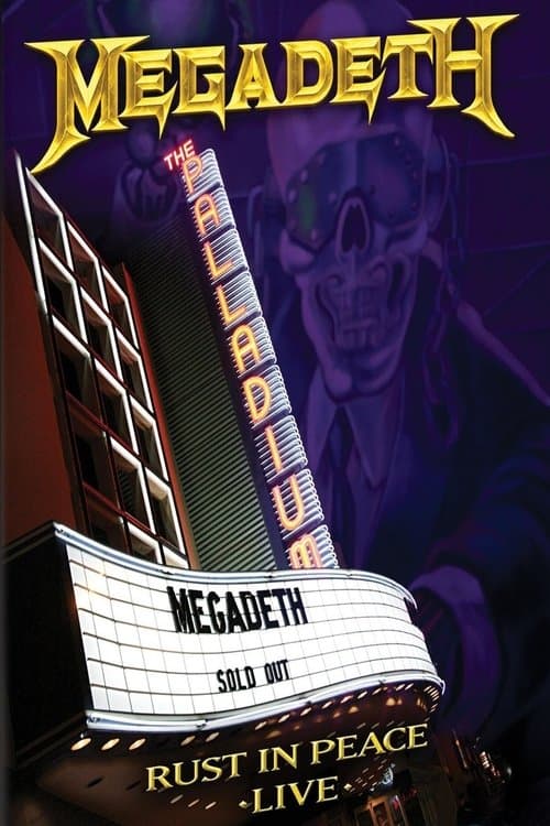 Megadeth - Rust in Peace Live (2010) poster