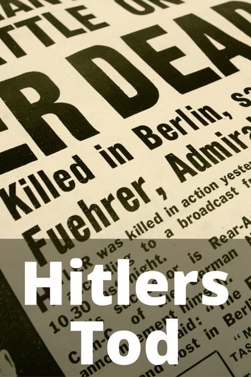 Hitlers Tod poster