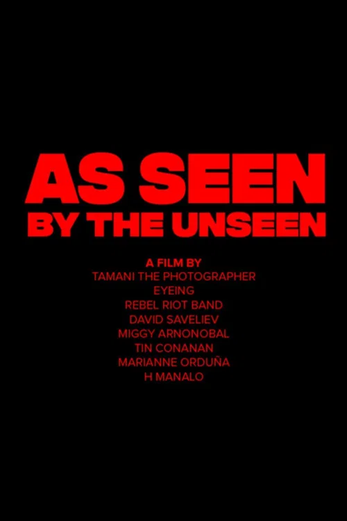 As Seen by the Unseen poster