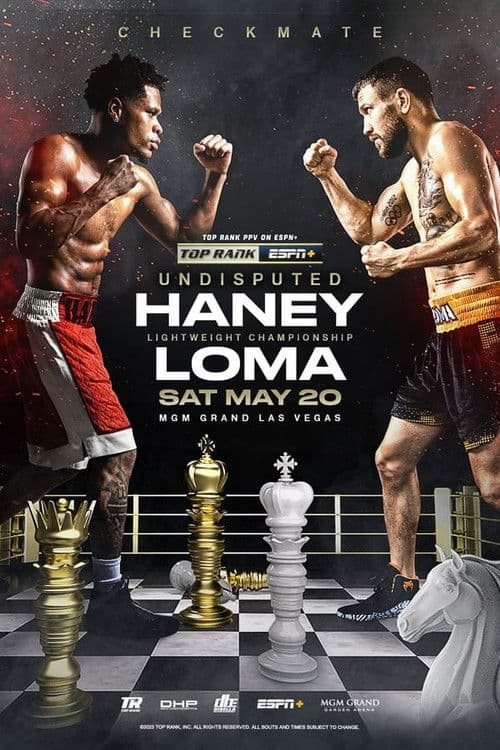 Blood, Sweat & Tears: Haney vs. Lomachenko (2023) poster