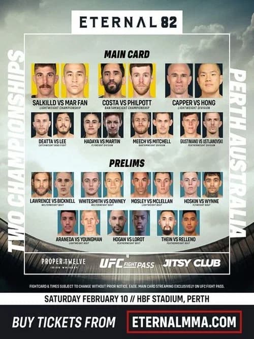 Eternal MMA 82 poster