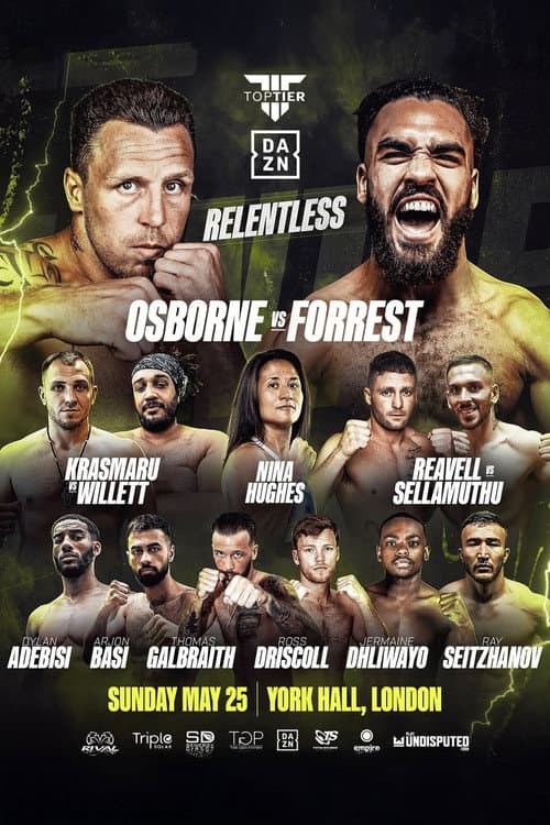 James Osborne vs. Liam Forrest poster