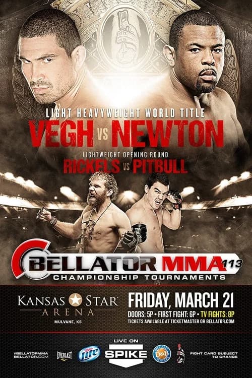 Bellator 113 poster
