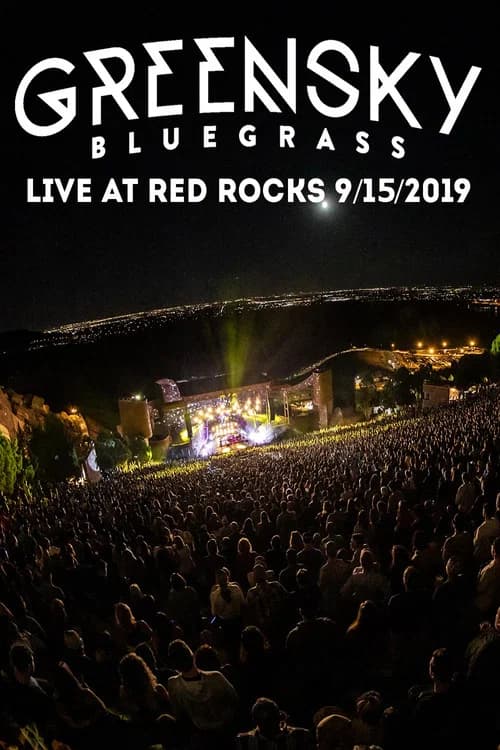 Greensky Bluegrass & Billy Strings Live at Red Rocks poster