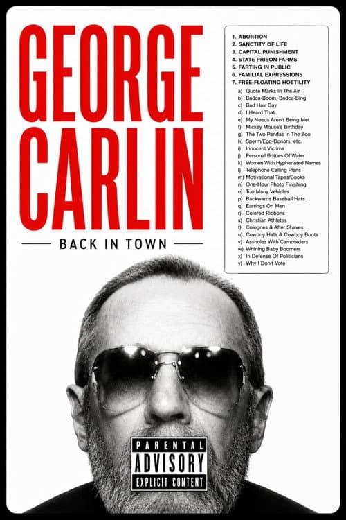 George Carlin: Back in Town poster