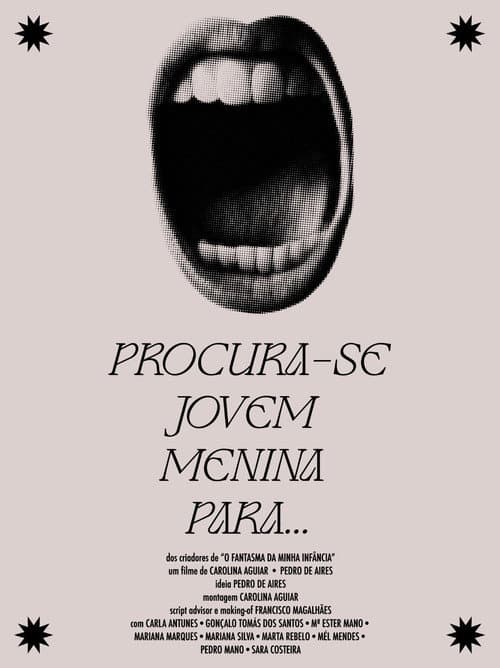 Procura-se jovem menina para... poster