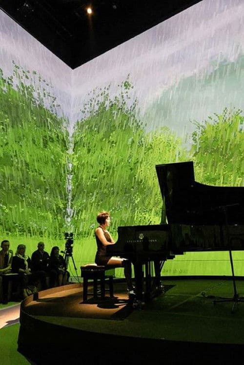 Yuja Wang x David Hockney London Lightroom poster
