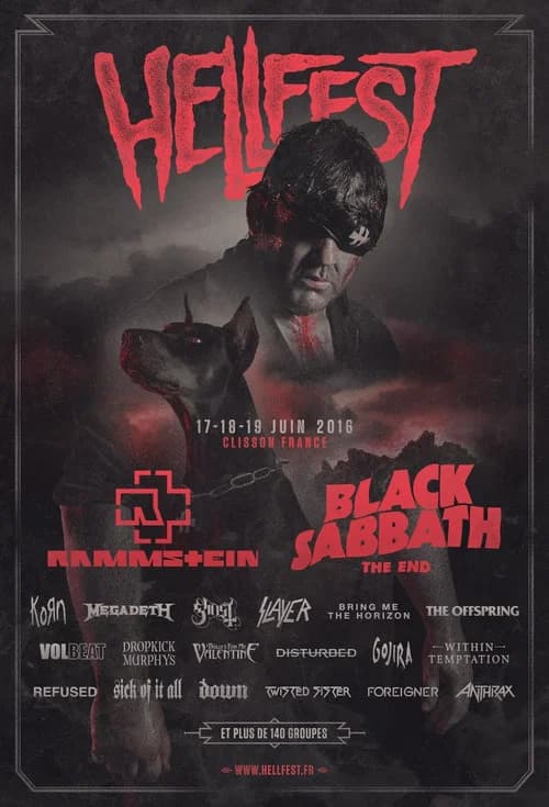 Rammstein - Live at Hellfest poster